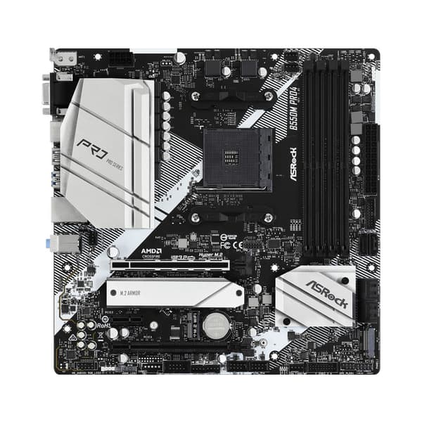 ASRock B550M Pro4 - moderkort - micro ATX - Socket AM4 - AMD B550