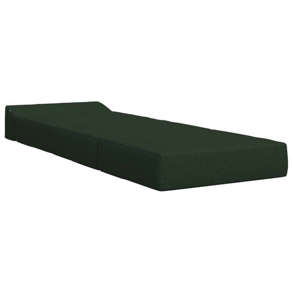 Fällbar Soffbed Mörkgrön 200 x 70 x 10 cm Tyg