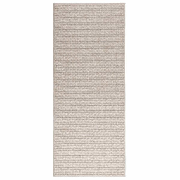 Områdesmattor Rektangulär FARO Kräm 200 x 80 cm Polyester