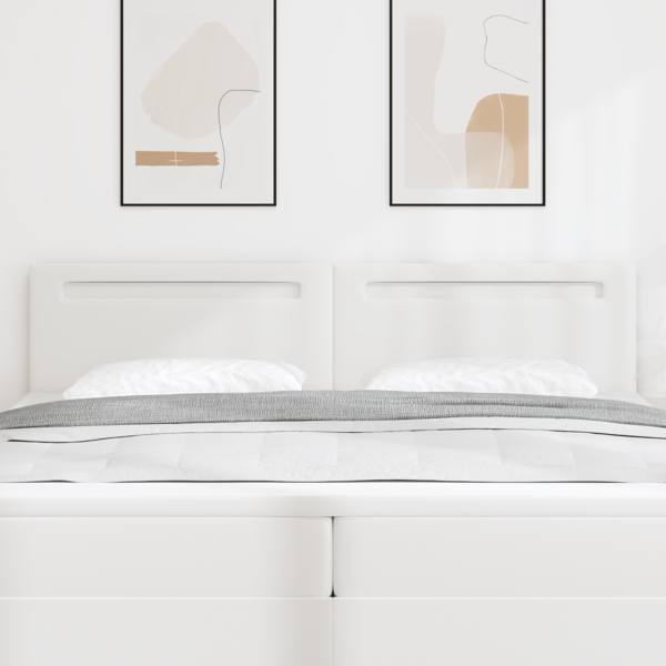 LED huvuddyna Vit 200 cm Konstläder