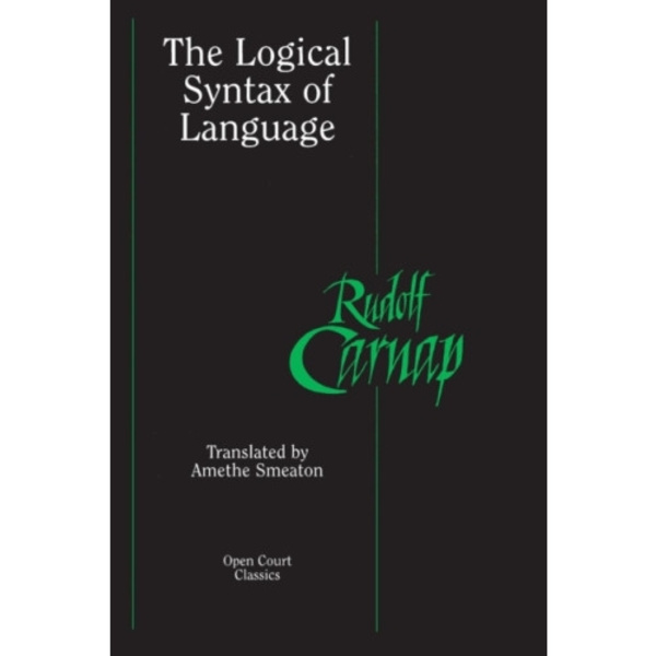 The Logical Syntax of Language (häftad, eng)