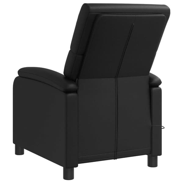 Massagefåtölj Svart Konstläder
