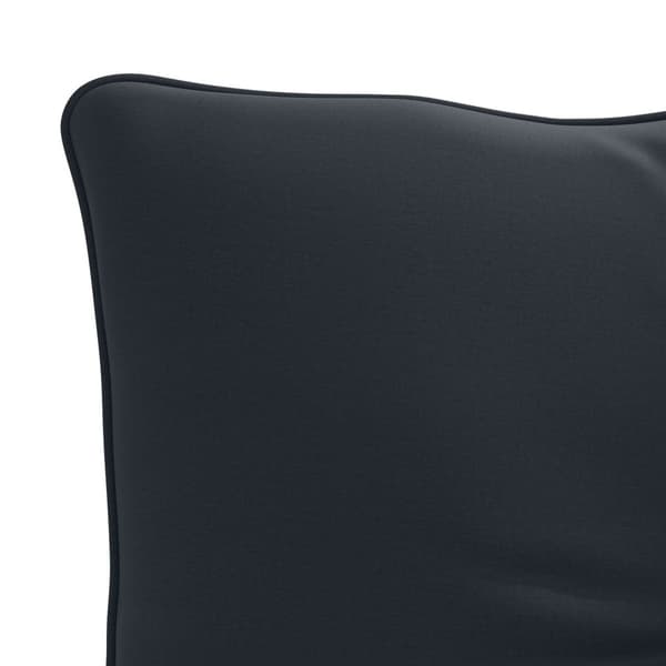 Ryggkudde PUTTEN 100% Polyester Mörkblå 40 x 40 x 10 cm
