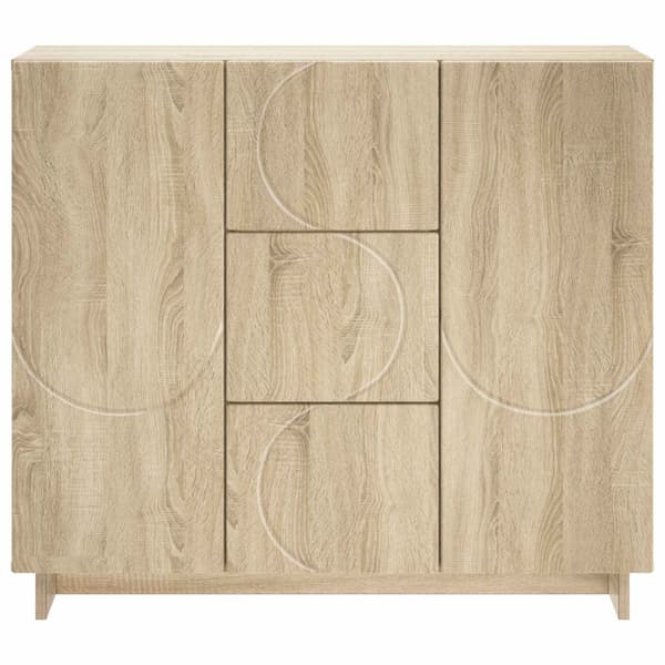 Sideboard Sonoma-ek 85.5 x 31 x 75 cm Konstruerat trä