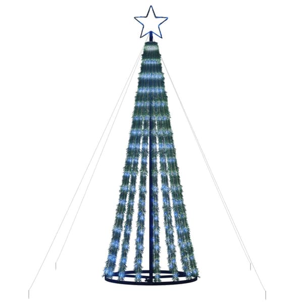 LED julgran 339 LEDs blå 180 cm