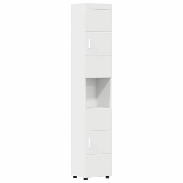Badrumsmöbelset TULUM 5 pcs Vit 60 x 34 x 63 cm Konstruerat trä
