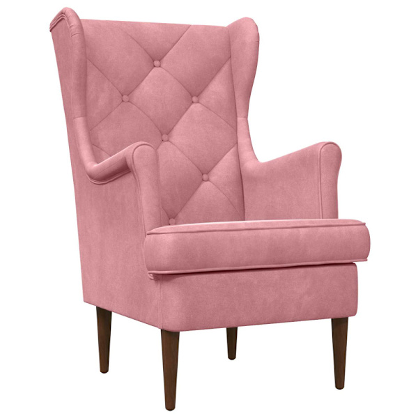 Fåtölj Rosa Sammet