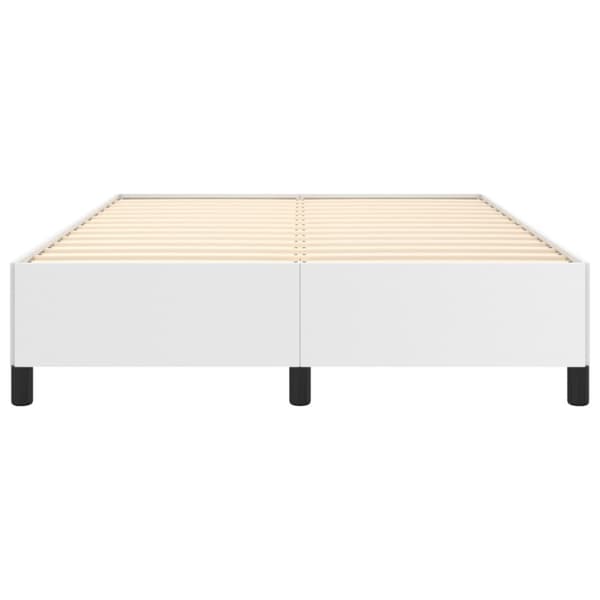 Sängram vit 140x190 cm konstläder
