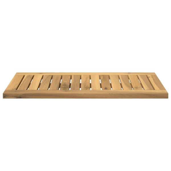 Bordsskiva 60,5 x 30 x 2 cm Rektangulär Massivt Akaciaträ Vit