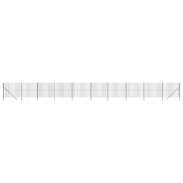 Stängsel grön 1,8x25 m galvaniserat stål