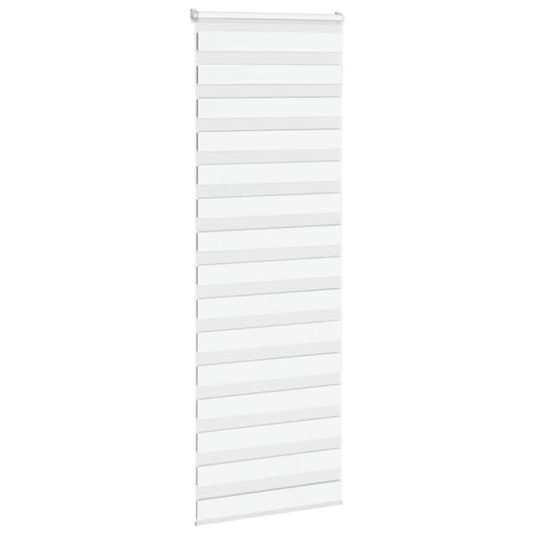 Rullgardin zebra vit 85x200 cm tyg bredd 80,9 cm polyester