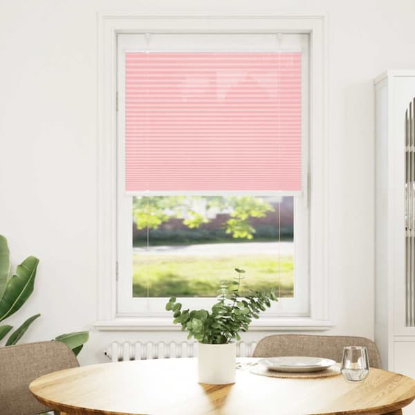 Plisserad persienn rosa 70x150 cm tyg bredd 69,4 cm polyester