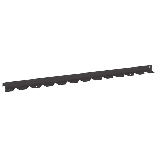 Kant för gräsmatta 20 pcs 102 x 4 x 4 cm Stål Svart