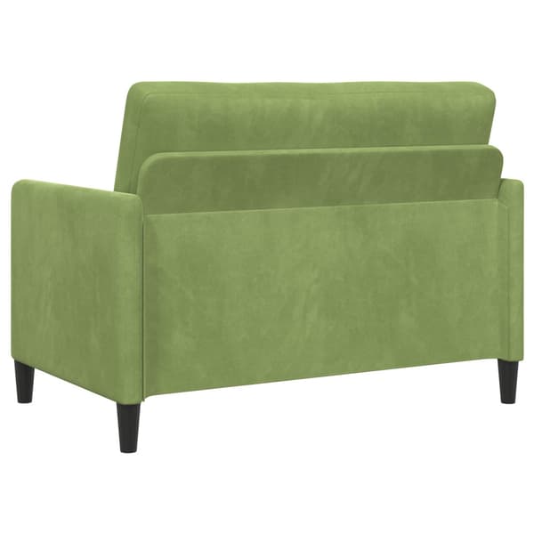 Soffa med förvaring Ljusgrön 122 x 78 x 87 cm Polyester