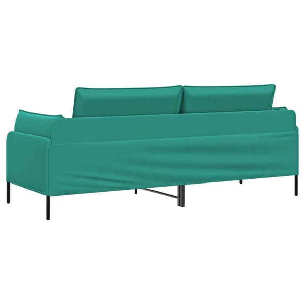 3-Sits soffa Turkos 222 x 81 x 89 cm Sammet