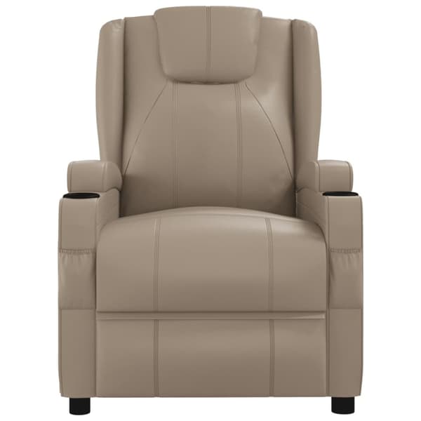 Reclinerfåtölj cappuccino konstläder
