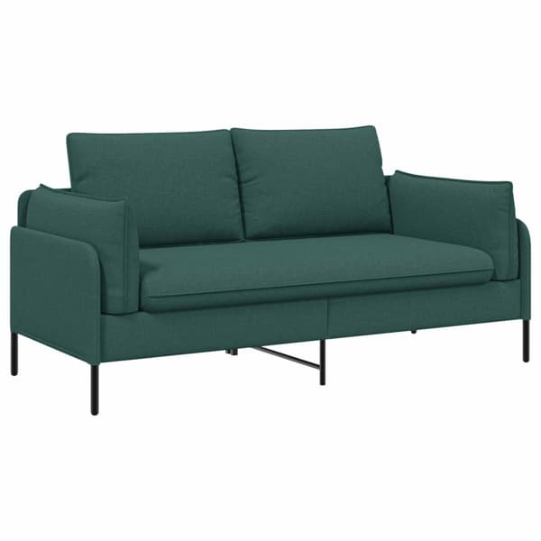 2-sits soffa Mörkgrön 188 x 81 x 89 cm Tyg