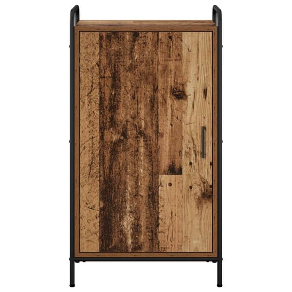 Skoskåp 51 x 36,5 x 93 cm Konstruerat trä Gammalt trä