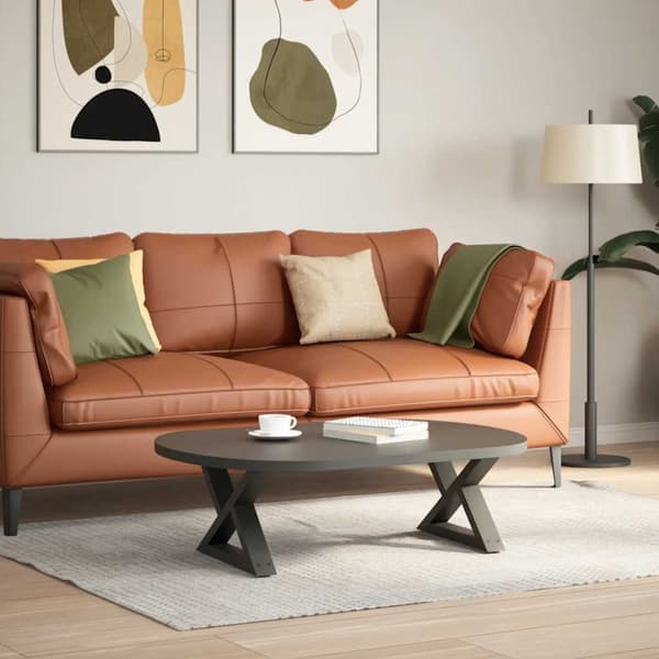 Soffbordsben 2 st antracit 50x(30-31,3) cm stål