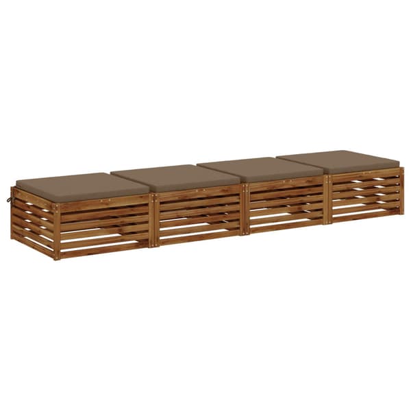 4-delade Sittdynor SOEST 4 st 100% Polyester Taupe
