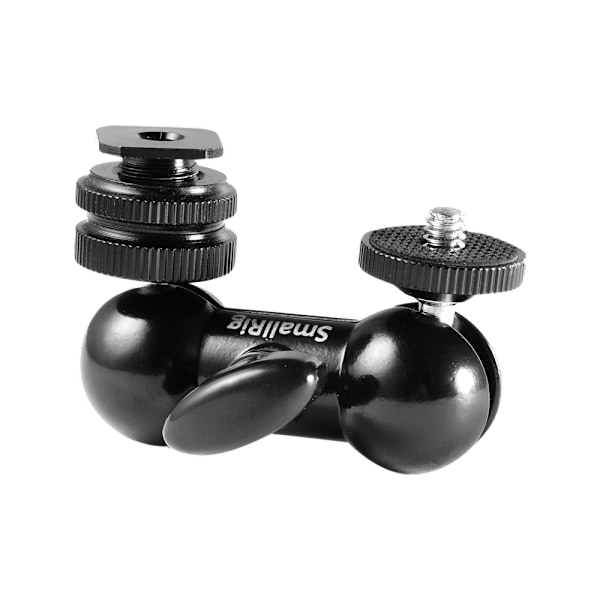 SMALLRIG 1135 MULTI-FUNC DOUBLE BALLHEAD SHOE+1/4"