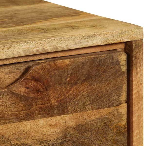 Skänk massivt mangoträ 90x30x69 cm