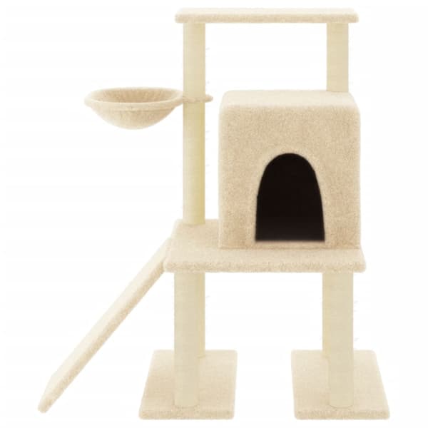 Klösträd med sisalpelare gräddvit 96,5 cm
