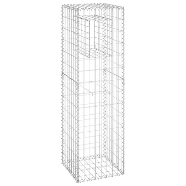 Gabionkorg stolpform 40x40x140 cm järn