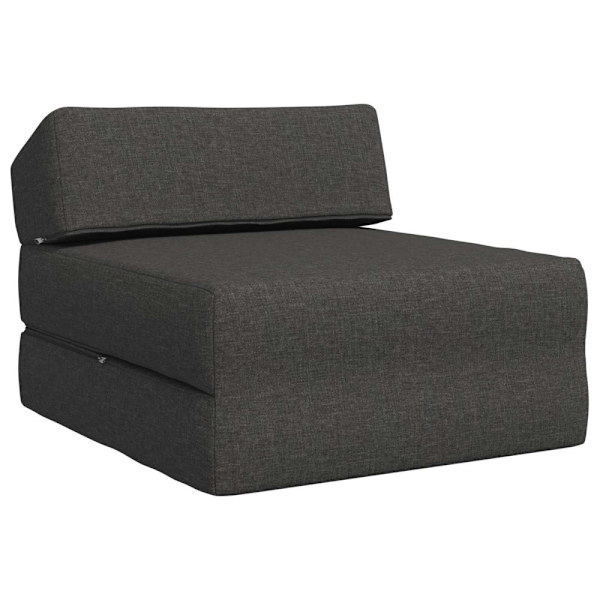 Fällbar Soffbed Mörkgrå 60 x 70 x 41 cm Tyg