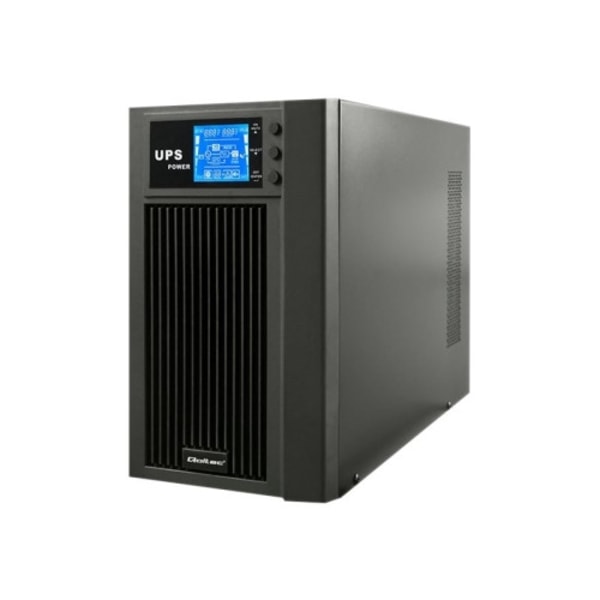 Qoltec - UPS - 2.4 kW - 3000 VA Svart