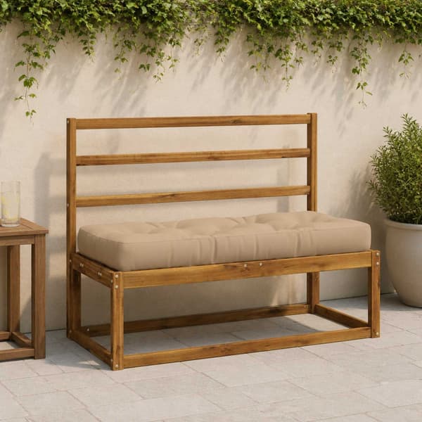Pallkudd VIANEN 100% Polyester Sand 120 x 40 x 12 cm
