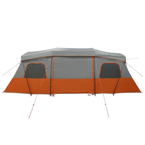 3 person Grå och orange 185T Polyester med PU-beläggning