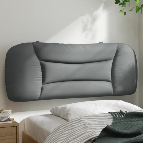 Headboard Cushion "Hvar" Light Grey 100 cm Fabric