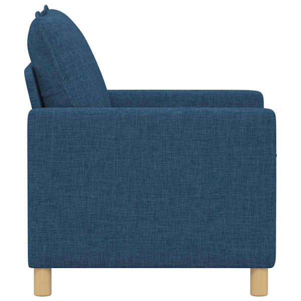 Soffa Blå Tyg