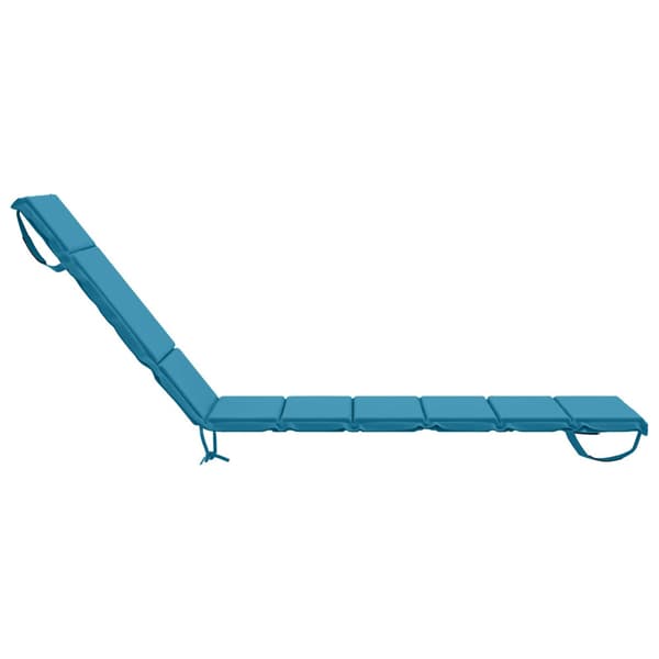 Solstol Kudde GEMERT 100% Polyester Ljusblå 200 x 50 x 3 cm