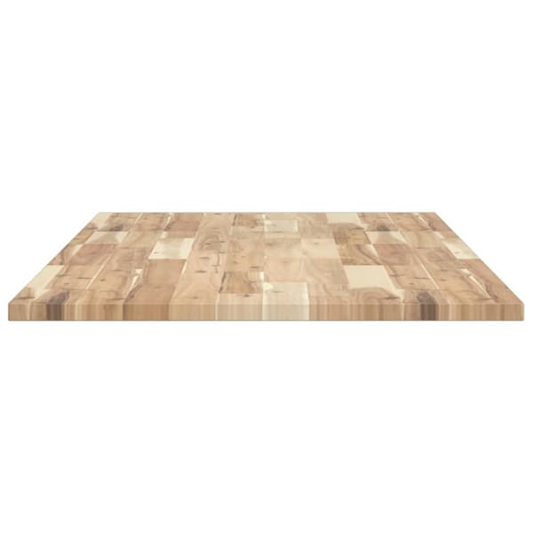 Bordsskiva rektangulär 140x60x2 cm massivt akaciaträ