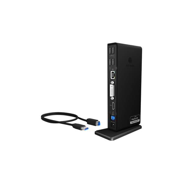 ICY BOX IB-DK2241AC - dockningsstation - USB - DVI, HDMI - 1GbE
