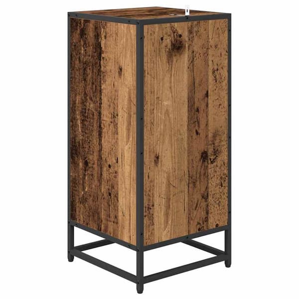 Sideboard Gammalt trä 35,5 x 35 x 76 cm