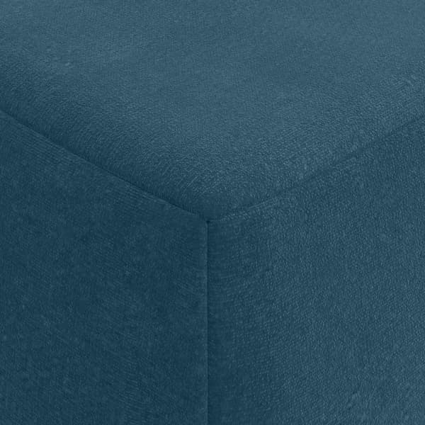 Fällbar Soffbed Blå 120 x 60 x 49 cm Tyg
