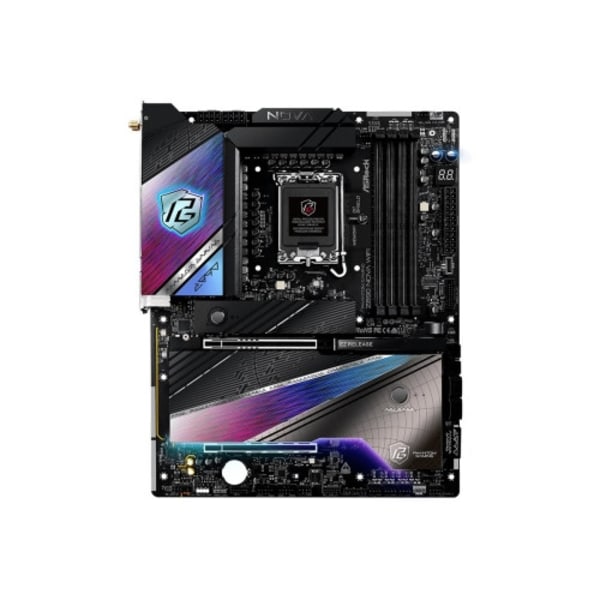 ASRock Phantom Gaming Z890 NOVA WIFI - moderkort - ATX - LGA1851-uttag - Z890