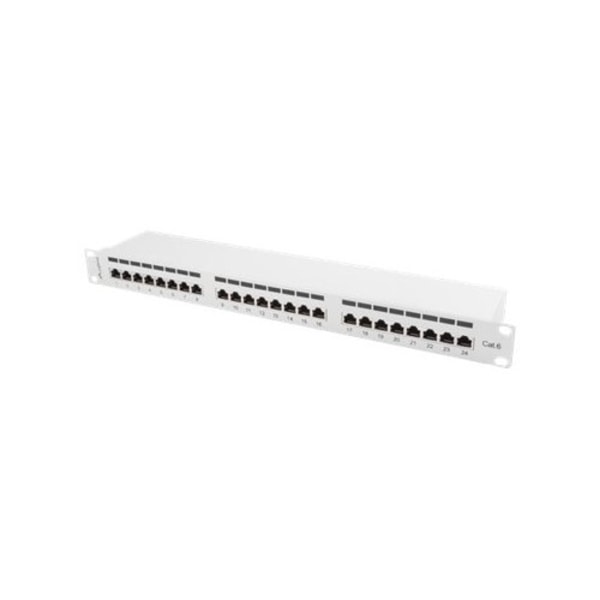 Lanberg PPS6-1024-S - patch-panel - 1U - 19" Grå