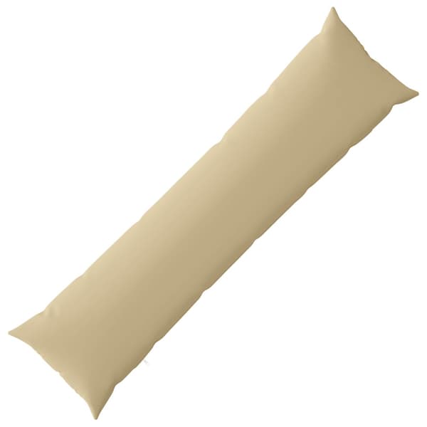 Kudde med kudde HEERLEN Beige 40 x 145 cm Polyester