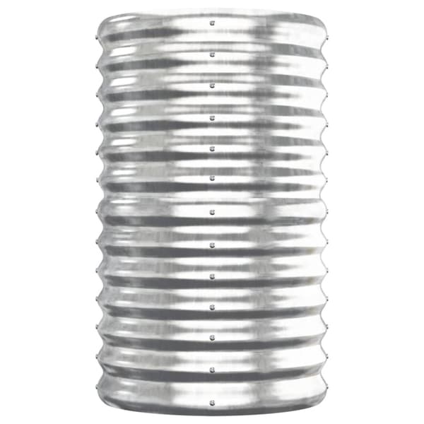 Odlingslåda galvaniserat stål 152x40x68 cm silver