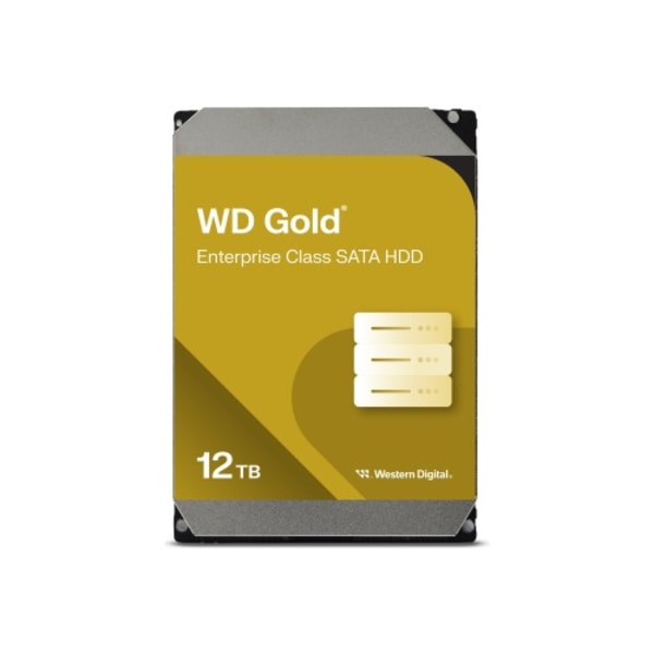 WD Gold WD122KRYZ - hårddisk - Enterprise - 12 TB - SATA 6Gb/s