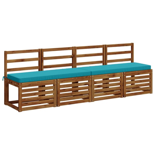 1-delad Bänk Kudde VUGHT 100% Polyester Turkos 110 x 40 x 5 cm