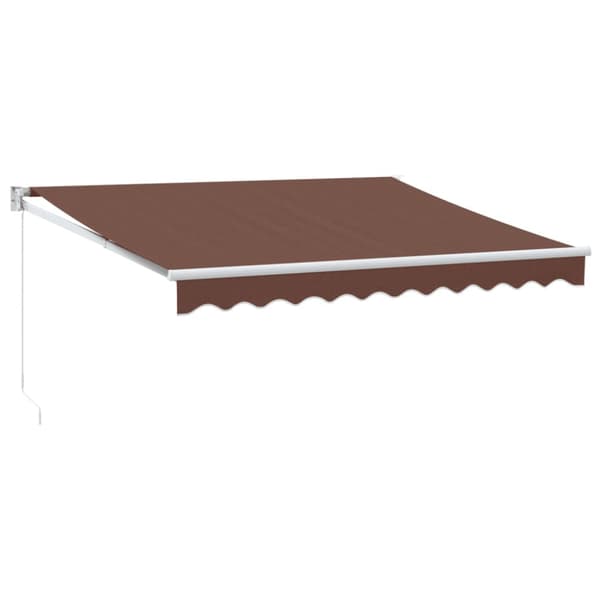 Markis manuellt infällbar 300x250 cm brun