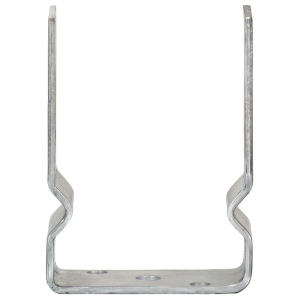 Staketankare 12 st silver 10x6x15 cm galvaniserat stål