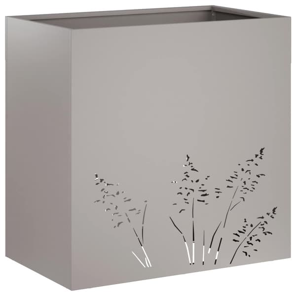 Trädgårdsplanterare 2 st Rostig 50 x 30 x 49 cm