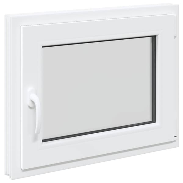 Källarfönster RISOR 70 x 50 cm PVC och glas