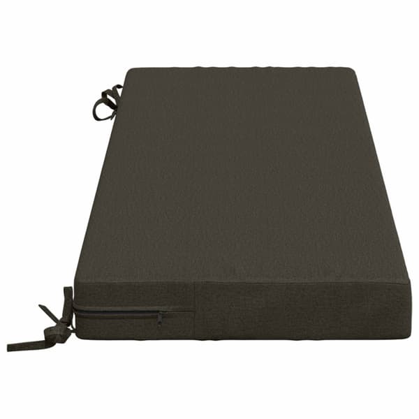 Bänk kudde SOEST 100% Polyester Antracit 110 x 40 x 8 cm